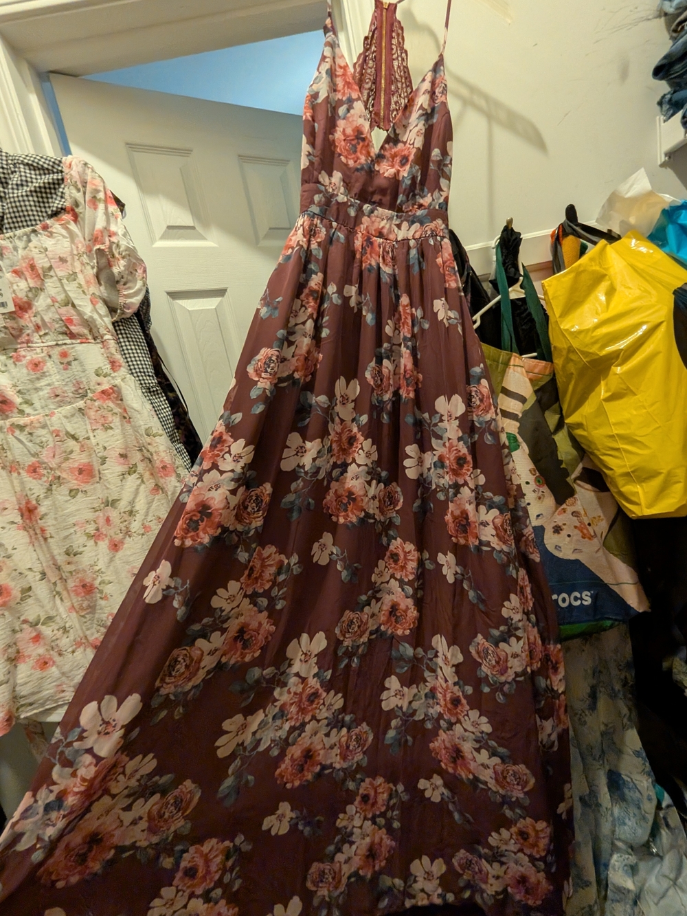 Windsor Mauve Floral Maxi Dress